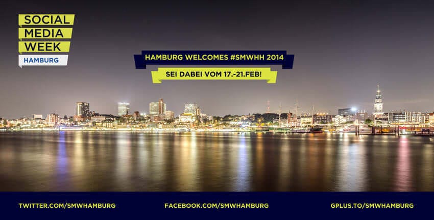 {Termin} 3 Workshops zur Social Media Week in Hamburg: Social Media Manager, Branding & Sport