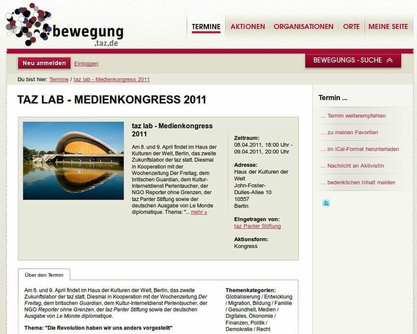 {Termin} tazlab Medien: Leyendecker, Langhans & neue Gefahren für Jobsuchende aus dem Netz