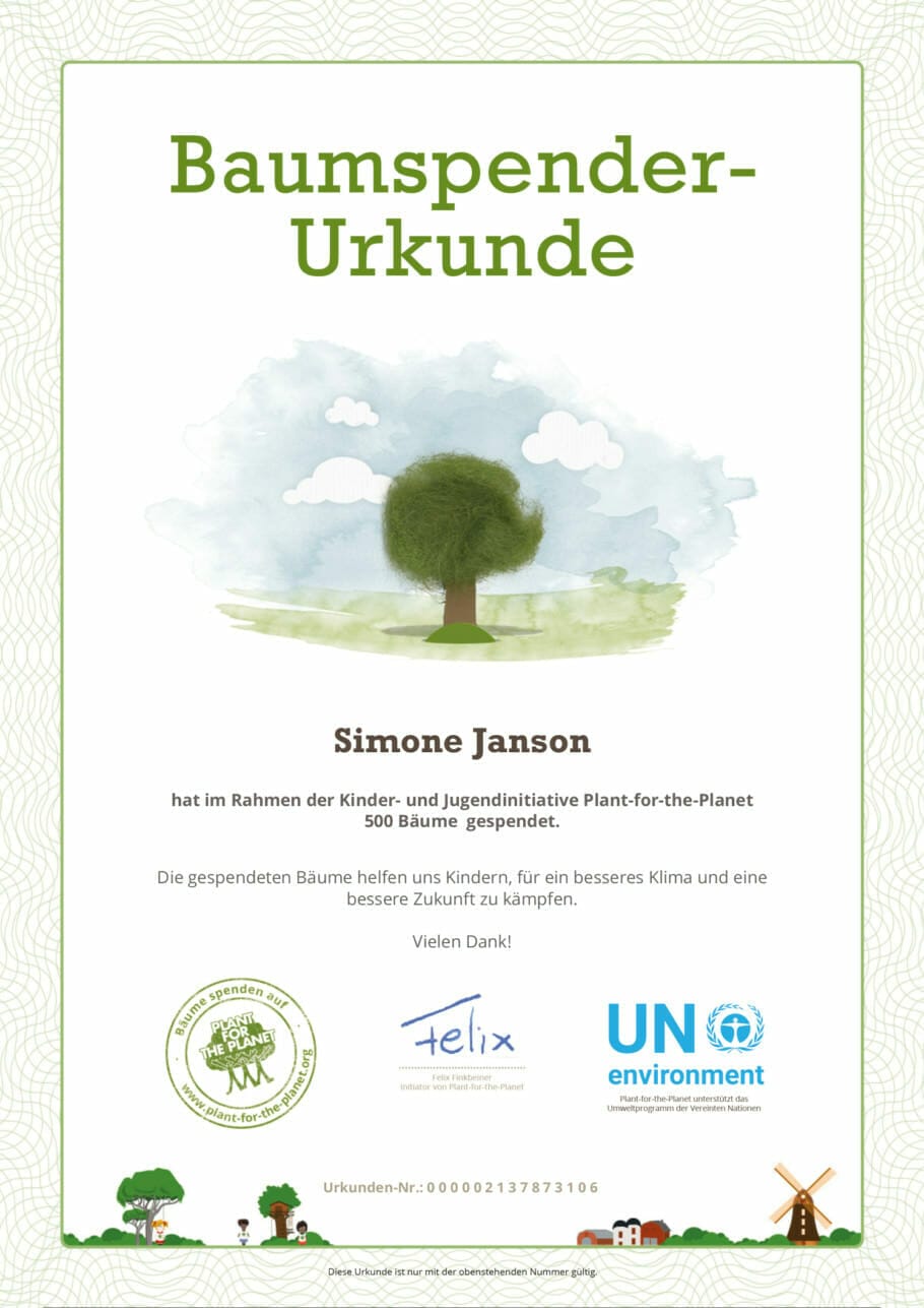 Bäume pflanzen für den Klimaschutz: Zusammenarbeit mit Plant-for-the-Planet {Engagement}